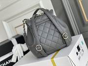 Kitlife Chanel Duma Backpack Grey - 18.5x18x12cm - 4