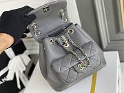 Kitlife Chanel Duma Backpack Grey - 18.5x18x12cm - 5