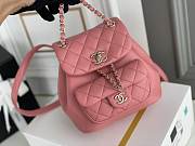 Kitlife Chanel Duma Backpack Peach Orange - 18.5x18x12cm - 4