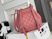 Kitlife Chanel Duma Backpack Peach Orange - 18.5x18x12cm - 3