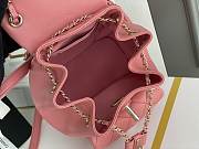 Kitlife Chanel Duma Backpack Peach Orange - 18.5x18x12cm - 5