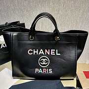 Kitlife Chanel LARGE SHOPPING BLACK BAG - 30 × 50 × 22 cm - 1