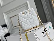 Kitlife Chanel Bucket With Chain White - 14*11*8cm - 6