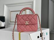 Ktilife Chanel Chain Bag (Black, White, Green, Grey, Pink) - 12.5x9.5x3.5cm - 5