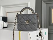 Ktilife Chanel Chain Bag (Black, White, Green, Grey, Pink) - 12.5x9.5x3.5cm - 4