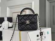 Ktilife Chanel Chain Bag (Black, White, Green, Grey, Pink) - 12.5x9.5x3.5cm - 2