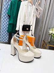 Kitlife Louis Vuitton FAME PLATFORM PUMP (Black,White,Grenat, Blue) - 2
