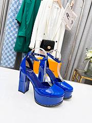 Kitlife Louis Vuitton FAME PLATFORM PUMP (Black,White,Grenat, Blue) - 3