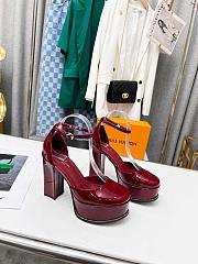 Kitlife Louis Vuitton FAME PLATFORM PUMP (Black,White,Grenat, Blue) - 4