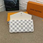 Kitlife Louis Vuitton Sarah Wallet Damier Azur - N63208 - 19 x 10.5 x 2.5 cm  - 2