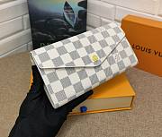 Kitlife Louis Vuitton Sarah Wallet Damier Azur - N63208 - 19 x 10.5 x 2.5 cm  - 1