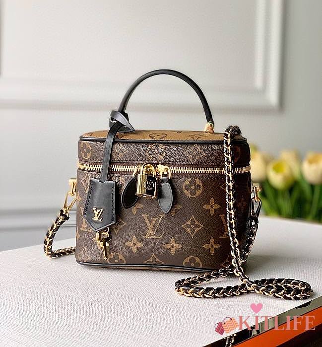 LOUIS VUITTON VANITY PM AUTRES TOILES MONOGRAM HANDBAG - 19 x 13 x 11 cm - 1