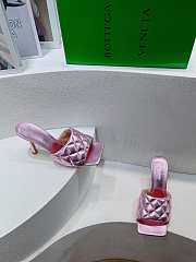 Kitlife Bottega Veneta quilted sandals padded pink - 6