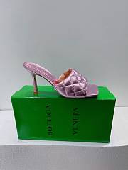 Kitlife Bottega Veneta quilted sandals padded pink - 5