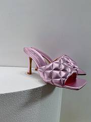 Kitlife Bottega Veneta quilted sandals padded pink - 2