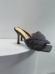 Kitlife Bottega Veneta quilted sandals padded grey - 2