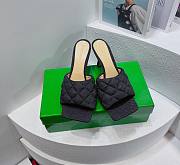 Kitlife Bottega Veneta quilted sandals padded black - 1
