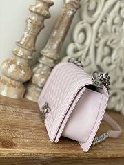 Kitlife Chanel Le Boy Old Medium Caviar Leather Light Pink - 25cm - 3