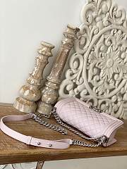 Kitlife Chanel Le Boy Old Medium Caviar Leather Light Pink - 25cm - 4