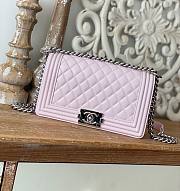 Kitlife Chanel Le Boy Old Medium Caviar Leather Light Pink - 25cm - 1