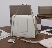 Kitlife Bvlgari Serpenti Forever Top Handle White Bag - 2479 - 25*19*10cm - 4