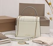 Kitlife Bvlgari Serpenti Forever Top Handle White Bag - 383309 - 22.5×18.5×11cm - 4