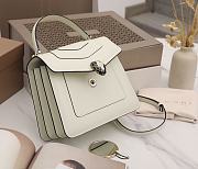 Kitlife Bvlgari Serpenti Forever Top Handle White Bag - 383309 - 22.5×18.5×11cm - 2