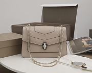 Kitlife Bvlgari Serpenti Shoulder Bag Nude Bag - 25×7.5×17cm - 1