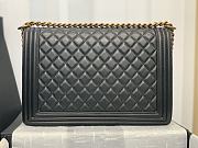Kitlife Chanel Le Boy Large Lambskin Black Leather - 30cm - 3