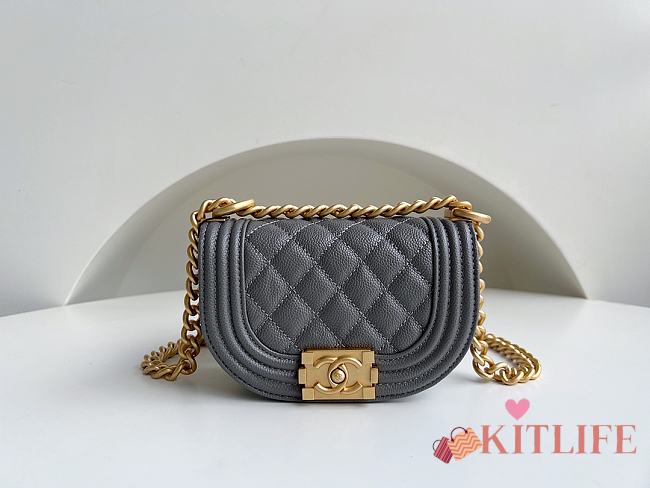 Kitlife Chanel Boy Messenger Bag - 5 colors - 9.5x15x4.5cm - 1