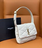 Kitlife YSL Le 57 Quilted Shoulder Bag White - 24×18×5.5cm - 4