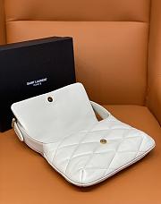 Kitlife YSL Le 57 Quilted Shoulder Bag White - 24×18×5.5cm - 3