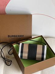 Kitlife Burberry Buckle Bag in House Check And Leather Black - 19.5*12*5CM - 3