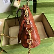 Kitlife Gucci GG Matelasse Leather Shoulder Bag light brown - 23.5*19*8cm - 4