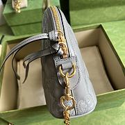 Kitlife Gucci GG Matelasse Leather Shoulder Bag grey - 23.5*19*8cm - 2
