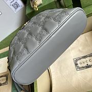 Kitlife Gucci GG Matelasse Leather Shoulder Bag grey - 23.5*19*8cm - 5