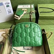 Kitlife Gucci GG Matelasse Leather Shoulder Bag green - 23.5*19*8cm - 1