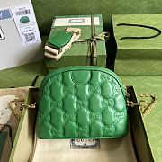 Kitlife Gucci GG Matelasse Leather Shoulder Bag green - 23.5*19*8cm - 5