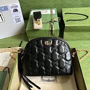 Kitlife Gucci GG Matelasse Leather Shoulder Bag 2 color (black, white) - 23.5*19*8cm - 1