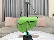 Kitlife Dior Saddle Light Green Grained Calfskin Color Hardware - 25.5 x 20 x 6.5 CM - 1