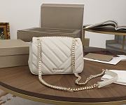 KITLIFE BULGARI SERPENTI CABOCHON WHITE SHOULDER BAG - 22.5X15X10cm - 3