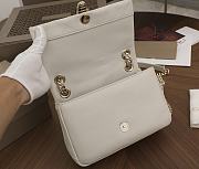 KITLIFE BULGARI SERPENTI CABOCHON WHITE SHOULDER BAG - 22.5X15X10cm - 2