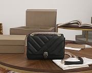 	 KITLIFE BULGARI SERPENTI CABOCHON BLACK SHOULDER BAG - 22.5X15X10cm - 1