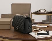 	 KITLIFE BULGARI SERPENTI CABOCHON BLACK SHOULDER BAG - 22.5X15X10cm - 5