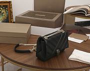 	 KITLIFE BULGARI SERPENTI CABOCHON BLACK SHOULDER BAG - 22.5X15X10cm - 3