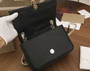 	 KITLIFE BULGARI SERPENTI CABOCHON BLACK SHOULDER BAG - 22.5X15X10cm - 2