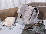 KITLIFE BULGARI SERPENTI CABOCHON METALIC KARUNG SKIN BAG - 22.5X15X10cm - 5