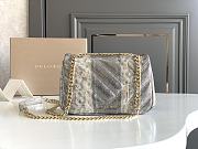 KITLIFE BULGARI SERPENTI CABOCHON METALIC KARUNG SKIN BAG 2 - 22.5X15X10cm - 4