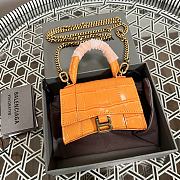 	 Kitlife Balenciaga chain-strap Hourglass Orange,Blue mini bag - 11.5x14x4.5cm - 1