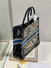 	 Kitlife Dior Book Tote Large Blue D-Constellation Embroidery - 42x35x18cm - 2